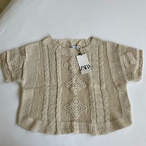 Zara Short sleeve Sweater